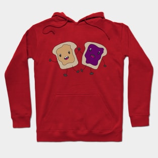 Peanut Butter And Jelly Cartoon Hoodie